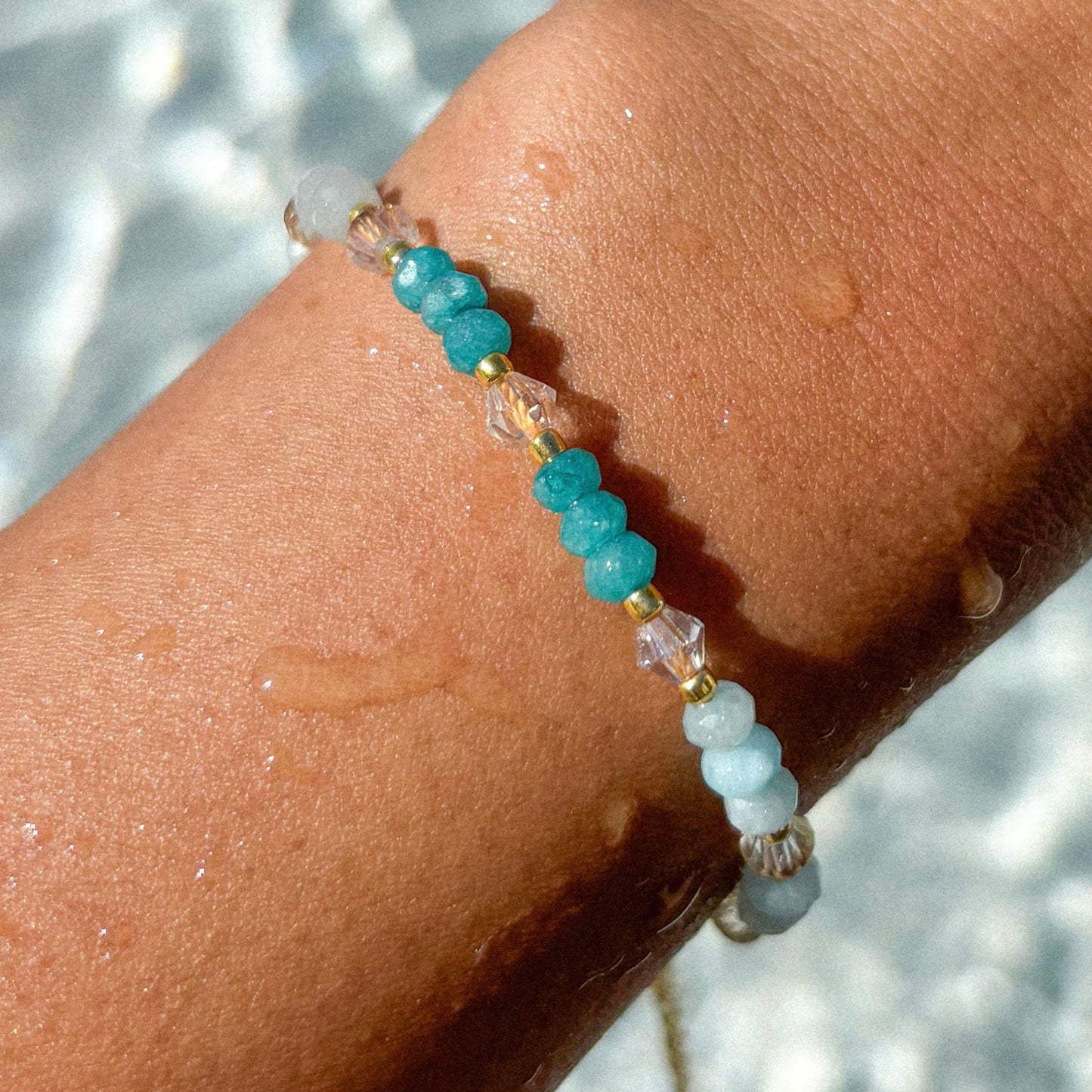 Coastal Beaded Bracelet, Calida Cove Jewelry